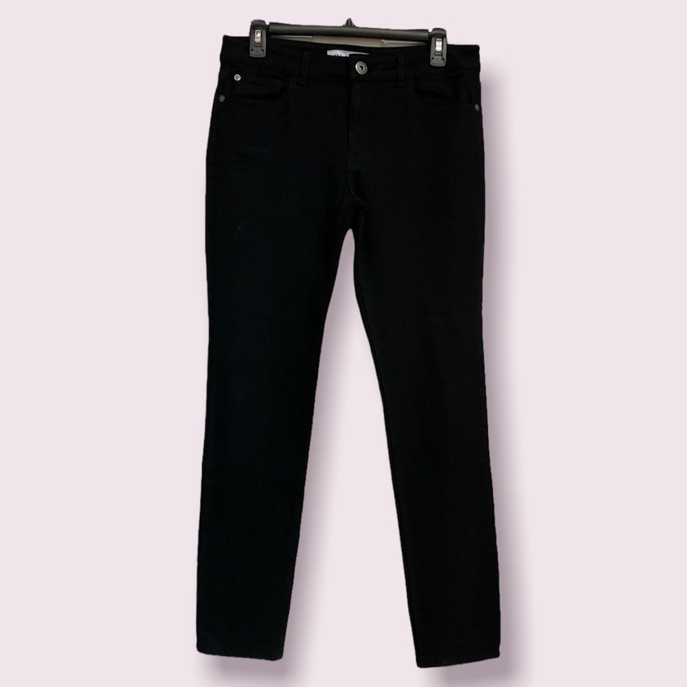 DL1961 Florence Instasculpt Black Denim: Riker - Excellent Like New Condition 29